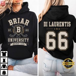 Off Campus Dean Di Laurentis 66 College Hockey Briar University T Shirt (1)