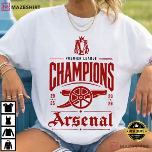 Champion Arsenal Vintage Football Fan Gift T Shirt (3)