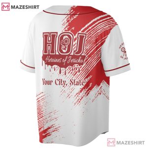 HOJ Heroines Of Jericho Freemasonry Custom Name Baseball Jersey (2)
