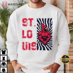 St Louis Cardinals Retro Baseball Fan T Shirt (4)
