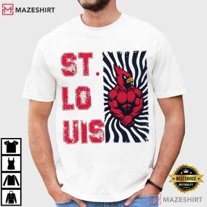 St Louis Cardinals Retro Baseball Fan T Shirt (3)