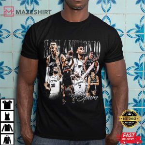 San Antonio Spurs Wembanyama Castle Harper Kornet Vintage T Shirt (1)