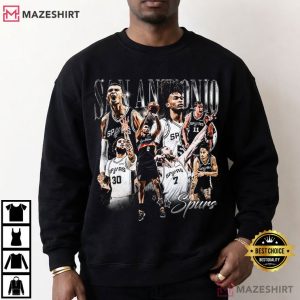 San Antonio Spurs Wembanyama Castle Harper Kornet Vintage T Shirt (2)