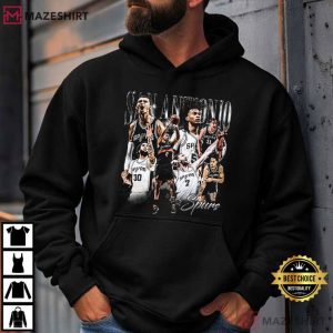 San Antonio Spurs Wembanyama Castle Harper Kornet Vintage T Shirt (3)
