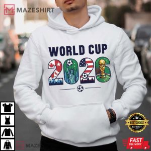 World Cup 2026 Football USA Soccer Fan Sports T Shirt (1)