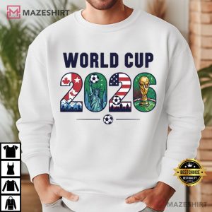 World Cup 2026 Football USA Soccer Fan Sports T Shirt (2)