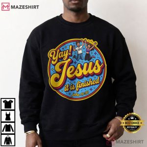 Yay Jesus Happy Jumpin Faith Christian T Shirt (1)
