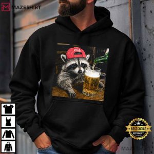 Raccoon Beer Funny 4th Of July Patriotic USA T Shirt (3)