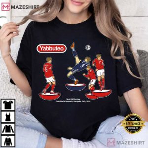 Scott McTominay Bicycle Kick Scotland Vs Denmark T Shirt (4)