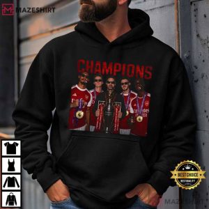 Arsenal Champions Football Players 2026 Premier League T Shirt (4)