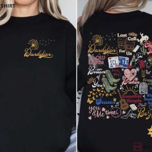 Ella Langley Dandelion Lyric Choosin Texas Song Country T Shirt (3)