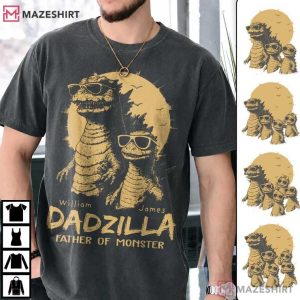 Dinosaur Dadzilla Father Day Gifts Personalized T-Shirt