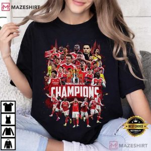 Arsenal Champions 2026 North London Forever Football T Shirt (4)