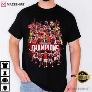 Arsenal Champions 2026 North London Forever Football T Shirt (1)