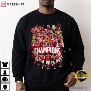 Arsenal Champions 2026 North London Forever Football T Shirt (2)