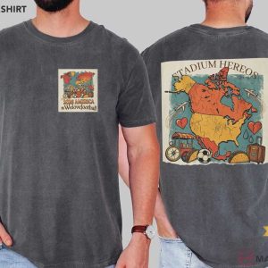 America Soccer World Cup 2026 North America Map Football T Shirt (1)
