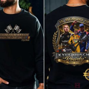 In Memory Of Kyle Busch NASCAR Rowdy Memorial Racing T Shirt (4)