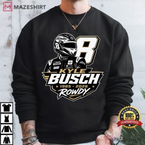 Kyle Busch Tribute RIP Rowdy Racing T Shirt (3)