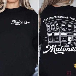 Malone's Bar Off Campus Briar Uni Hockey Romance T Shirt (2)