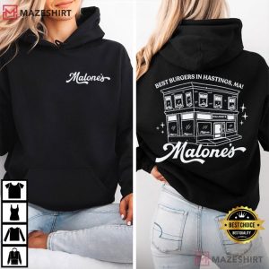 Malone's Bar Off Campus Briar Uni Hockey Romance T Shirt (3)