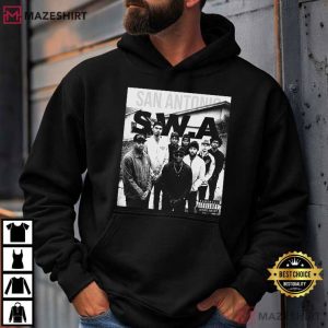 San Antonio Spurs With Attitude SWA Vintage Basketball T Shirt (4)