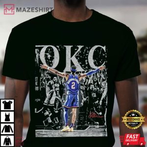 Shai Gilgeous Alexander Oklahoma City Thunder Vintage OKC Basketball T-Shirt