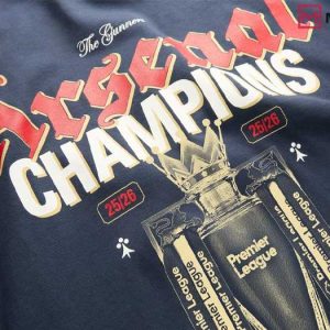 Arsenal Premier League Champions 2026 Football Club T Shirt (2)