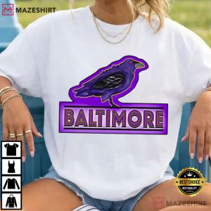 Baltimore Raven Football Maryland Purple And Black Game Day T Shirt (2)