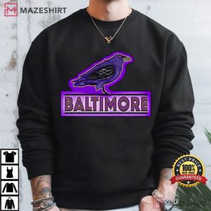 Baltimore Raven Football Maryland Purple And Black Game Day T Shirt (3)