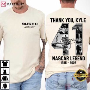 RIP Kyle Busch Tribute Rowdy Nascar Legend Memorial Racing T Shirt (4)