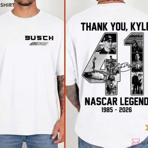 RIP Kyle Busch Tribute Rowdy Nascar Legend Memorial Racing T Shirt (3)