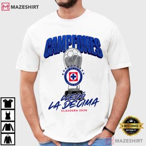 Cruz Azul Campeon Liga Mx Clausura 2026 Soccer T Shirt (4)
