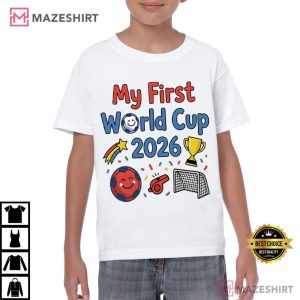 My First World Cup 2026 Baby Onesie Soccer T-Shirt