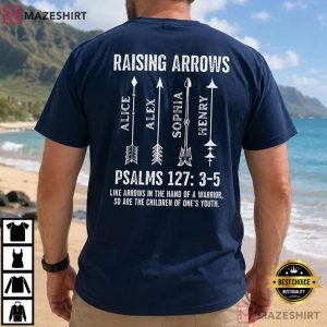 Dad Raising Arrows Fathers Day Christian Religious T Shirt (2)
