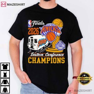 New York Knicks Eastern Conference Champions NBA Basketball 2026 T Shirt (1)