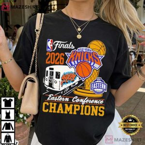 New York Knicks Eastern Conference Champions NBA Basketball 2026 T Shirt (2)