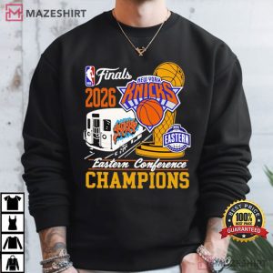 New York Knicks Eastern Conference Champions NBA Basketball 2026 T Shirt (3)