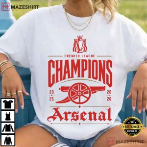 Arsenal North London Football Champions Vintage Trophy T Shirt (3)