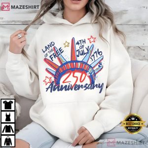4th Of July 250th Anniversary Independence Day T Shirt (4)