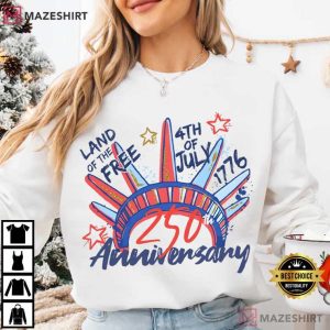 4th Of July 250th Anniversary Independence Day T Shirt (3)