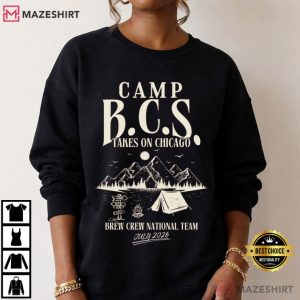 Camping Bachelorette Custom Mountain Bride T Shirt (1)