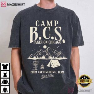Camping Bachelorette Custom Mountain Bride T Shirt (2)