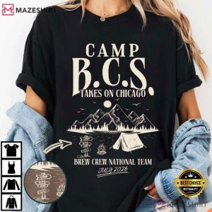 Camping Bachelorette Custom Mountain Bride T Shirt (3)