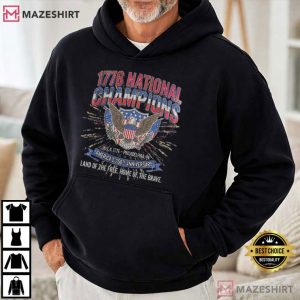 July 4th 1776 National Champions America 250th Anniversary Graphic T Shirt (3)