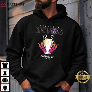 Paris Saint Germain UEFA Champions League Champions d’Europe 2026 T Shirt (2)