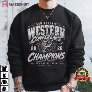 Halftone San Antonio Spurs Western Conference Champions Game Day T Shirt (4)