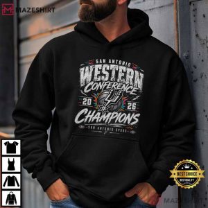 Halftone San Antonio Spurs Western Conference Champions Game Day T Shirt (2)