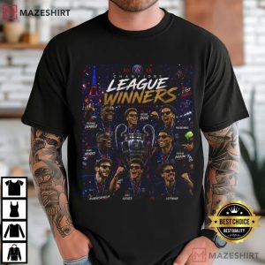 PSG Paris Saint Germain Champions League Winners 2026 T Shirt (1)