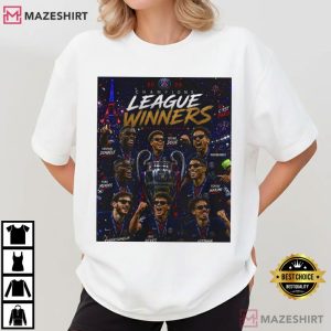 PSG Paris Saint Germain Champions League Winners 2026 T Shirt (2)