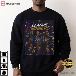 PSG Paris Saint Germain Champions League Winners 2026 T Shirt (3)